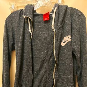 Nike sweater jacket grey